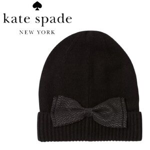 NWT kate spade Grosgrain Bow Beanie